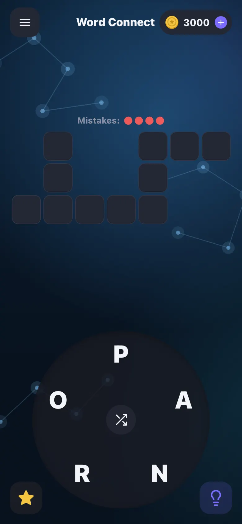 Word Connect: swipe letters to fill the crossword